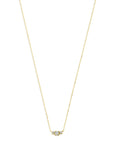 18K geelgoud collier diamant 0.14ct h si 42 - 45 cm 7000301