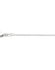 18K witgoud collier anker gediamanteerd 1,1 mm 41 - 43 - 45 cm 7100036