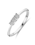 18K Witgoud Ring Diamant 0.12Ct H Si 7100038