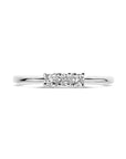 18K Witgoud Ring Diamant 0.12Ct H Si 7100038