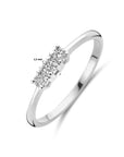 18K Witgoud Ring Diamant 0.12Ct H Si 7100038