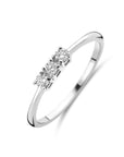 18K Witgoud Ring Diamant 0.15Ct H Si 7100042