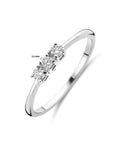 18K Witgoud Ring Diamant 0.15Ct H Si 7100042