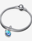 Pandora Blauwe Muranoglas Olifant Hangende Bedel 793339C01