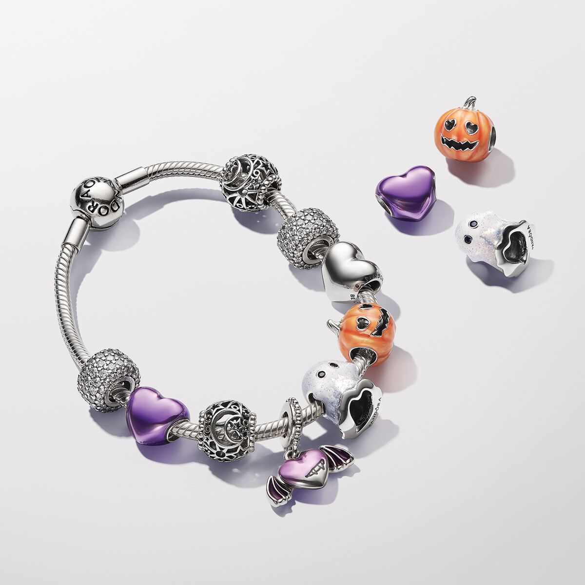 Pandora Glow-in-the-dark Boo Geest Bedel 793404C01