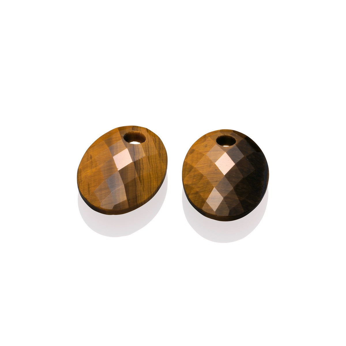 Sparkling Jewels - Oorstenen: Medium Oval - Tiger Eye - EAGEM09-MO, exclusief en kwalitatief hoogwaardig. Ontdek nu!