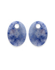 Sparkling Jewels Oorstenen Medium Oval Blue Aventurine EAGEM37-MO