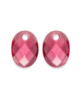 Sparkling Jewels Oorstenen Medium Oval Fuchsia Quartz EAGEM51-MO