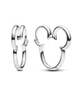 Pandora Disney Mickey Mouse silhouet oorringen - 293528C00