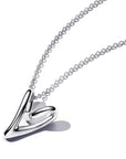 Pandora ESSENCE Zilveren Ketting met Hart Hanger Zilveren Ketting | 70 cm - 393272C00