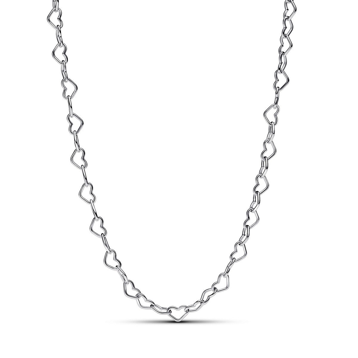 Pandora Zilveren Ketting met Hart Hanger Zilveren Ketting | 45 cm - 393334C00