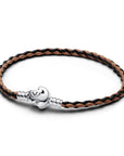 Disney The Lion King Sluiting Pandora Moments Gevlochten Leren Armband 593361C01