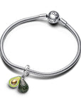 Pandora Avocado Dubbele Hanger Bedel 763405C01