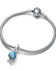 Pandora Kleurveranderende Jellyfish Dangle Charm 792704C01, exclusief en kwalitatief hoogwaardig. Ontdek nu!