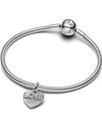 Pandora Hangende bedel met graveerbaar love-hart - 793604C01