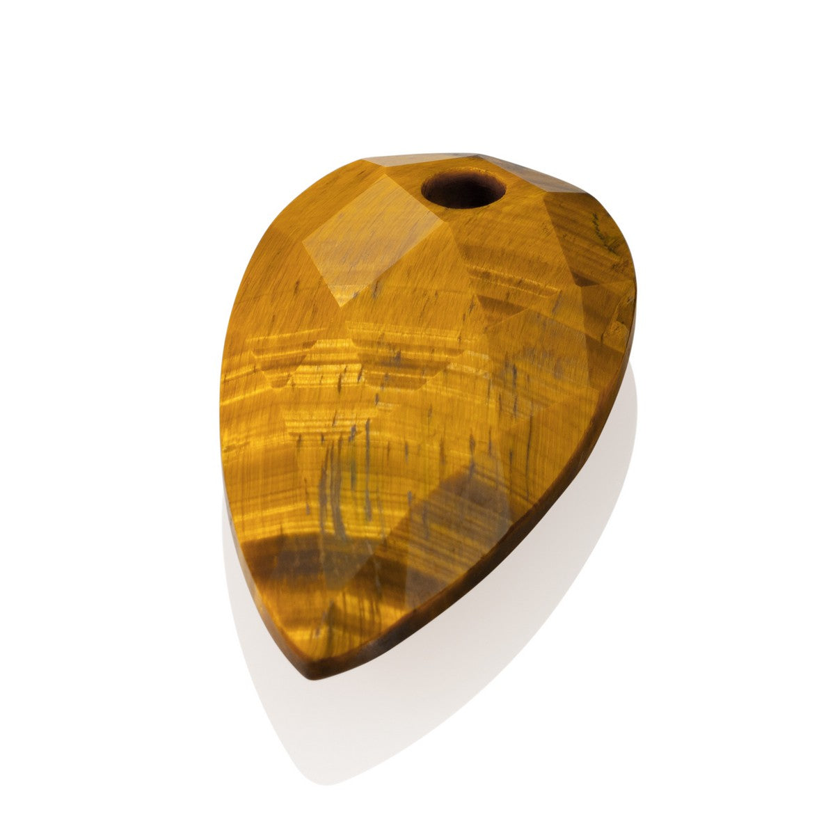 Sparkling Jewels - Gemstone: Facet Blossom Tiger Eye - 33mm - PENGEM09-BS, exclusief en kwalitatief hoogwaardig. Ontdek nu!