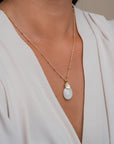 Sparkling Jewels - hanger: Medium Oval Moonstone - PENGEM54-MO