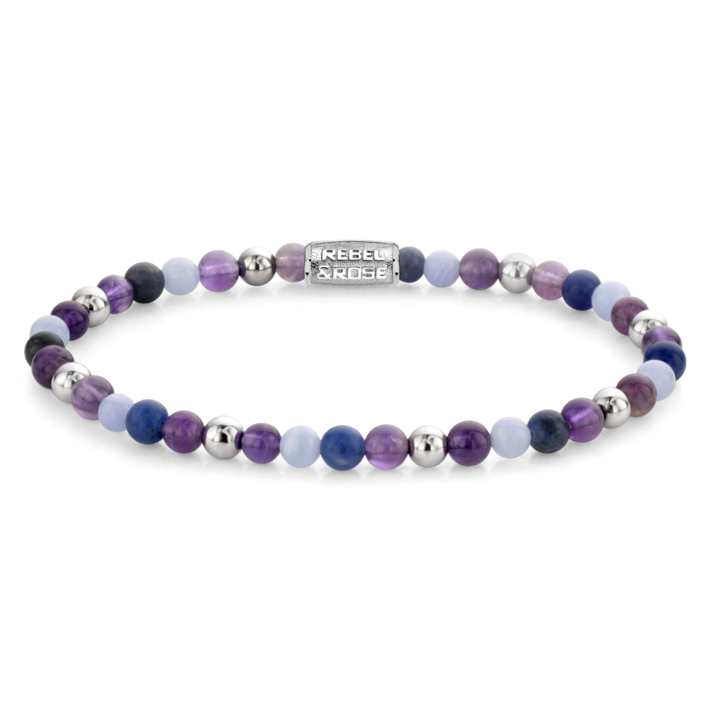 Rebel and Rose Are Violets Blue? - 4mm Armband - RR-40102-S