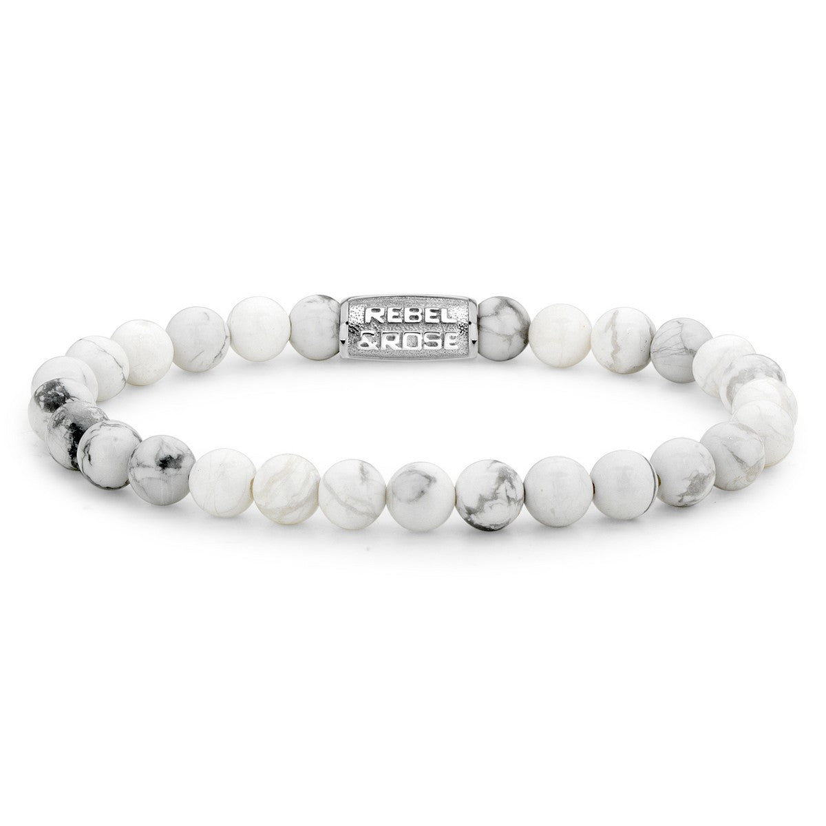 Rebel and Rose Virgin White - 6mm Armband - RR-60016-S