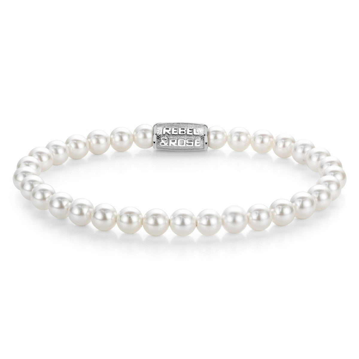 Rebel and Rose Pearl Gem - 6mm Armband - RR-60136-S