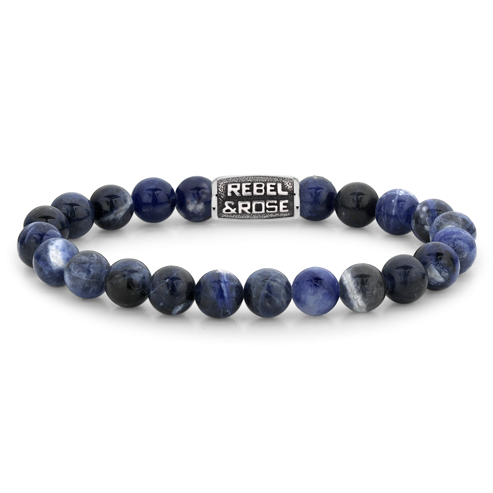 Rebel and Rose Midnight Blue Vintage - 8mm Armband - RR-80096-V