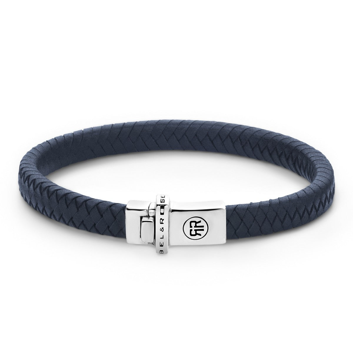 Rebel and Rose Small Braided Navy Armband - RR-L0150-S