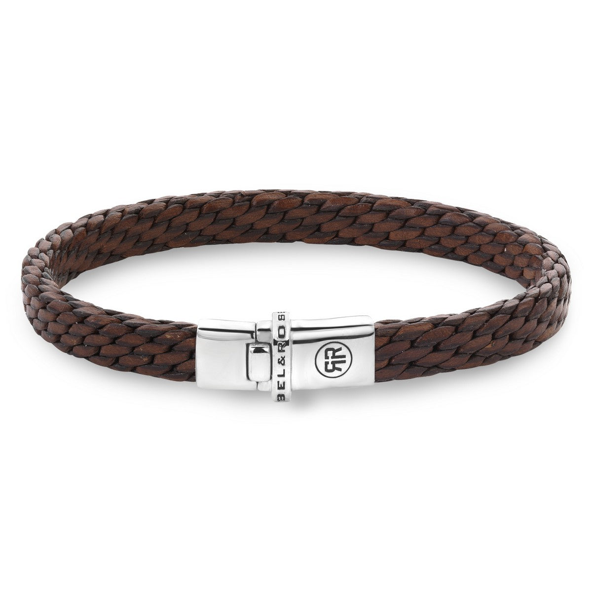 Rebel and Rose Mastery Collection - Wovenmall Patina Cognac Armband - RR-L0168-S