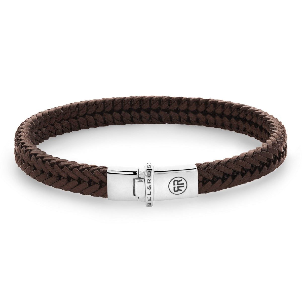 Rebel and Rose Small Braided Apollo Cognac Armband - RR-L0173-S