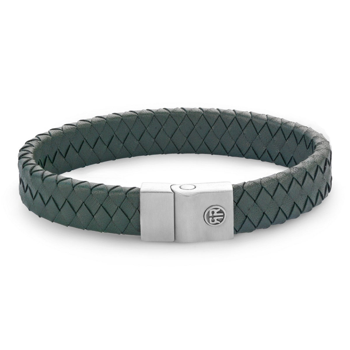 Rebel and Rose Fulletal Premium 12mm Green Armband - RR-M0045-S