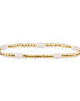 Sparkling Jewels Armband | Mix: gold plated SB-G-3MM-BAR-G54