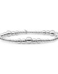 Sparkling Lewels armband Wave Mix - Silver SB-S-MIX-04