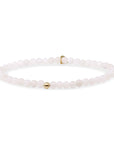 Sparkling Jewels - Armband: Moonstone Saturn small - Gold 4mm SBG-GEM54-ADD-4MM, exclusief en kwalitatief hoogwaardig. Ontdek nu!