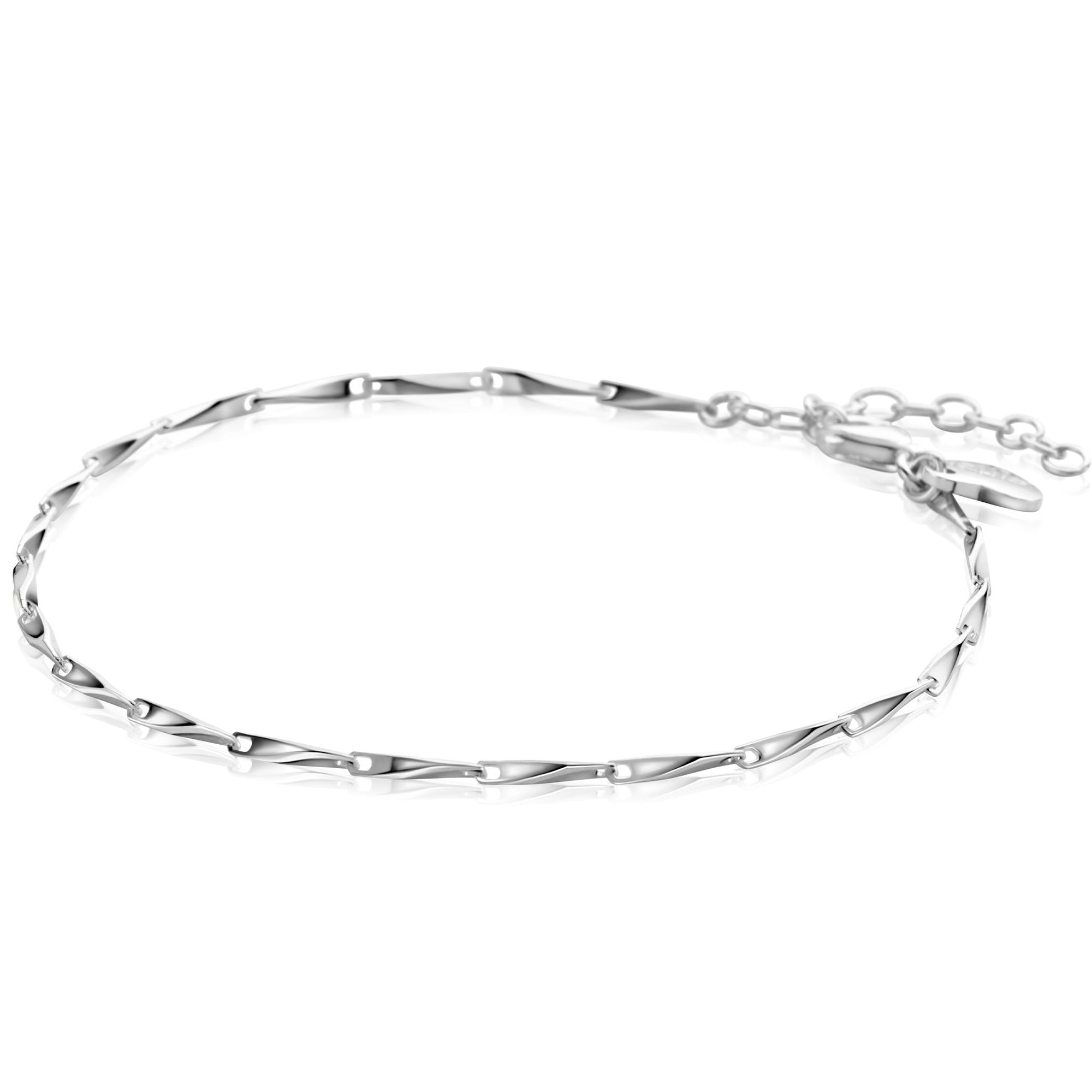 Zinzi Zilveren Schakelarmband met Pijlvormige Glans | 1,5mm 17,5-20cm ZIA2414, exclusief en kwalitatief hoogwaardig. Ontdek nu!