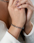 ZINZI zilveren schakel armband met zes trendy grote marine schakels 7,8mm breed 17-20cm ZIA2580