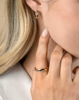 ZINZI gold plated zilveren multilook ring bezet met witte zirkonia's ZIR2629Y