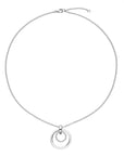 Zilveren ketting - dames - zirkonia 102.0685.45