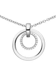 Zilveren ketting - dames - zirkonia 102.0685.45