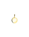 Zinzi Gold 14 krt gouden hanger met trendy glanzend hartje van 8mm ZGH396-8 (zonder collier)