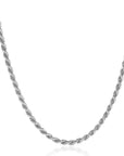 ZINZI zilveren koord ketting 2,6mm breed 42-45cm ZIC2386