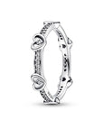 Pandora Radiant Sparkling Hearts Ring 192496C01, exclusief en kwalitatief hoogwaardig. Ontdek nu!