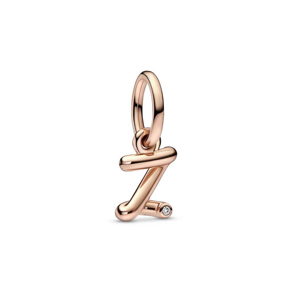 Pandora Letter z Script Alphabet Dangle Charm 782457C01, exclusief en kwalitatief hoogwaardig. Ontdek nu!