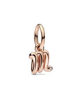 Pandora Letter m Script Alphabet Dangle Charm 782474C01, exclusief en kwalitatief hoogwaardig. Ontdek nu!