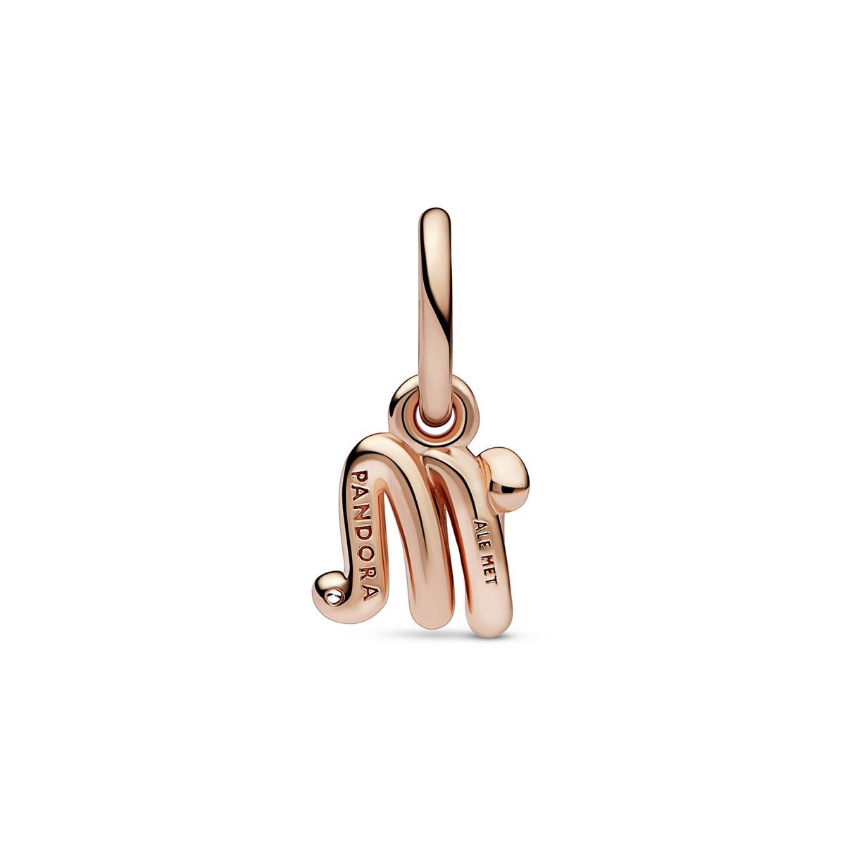 Pandora Letter m Script Alphabet Dangle Charm 782474C01, exclusief en kwalitatief hoogwaardig. Ontdek nu!