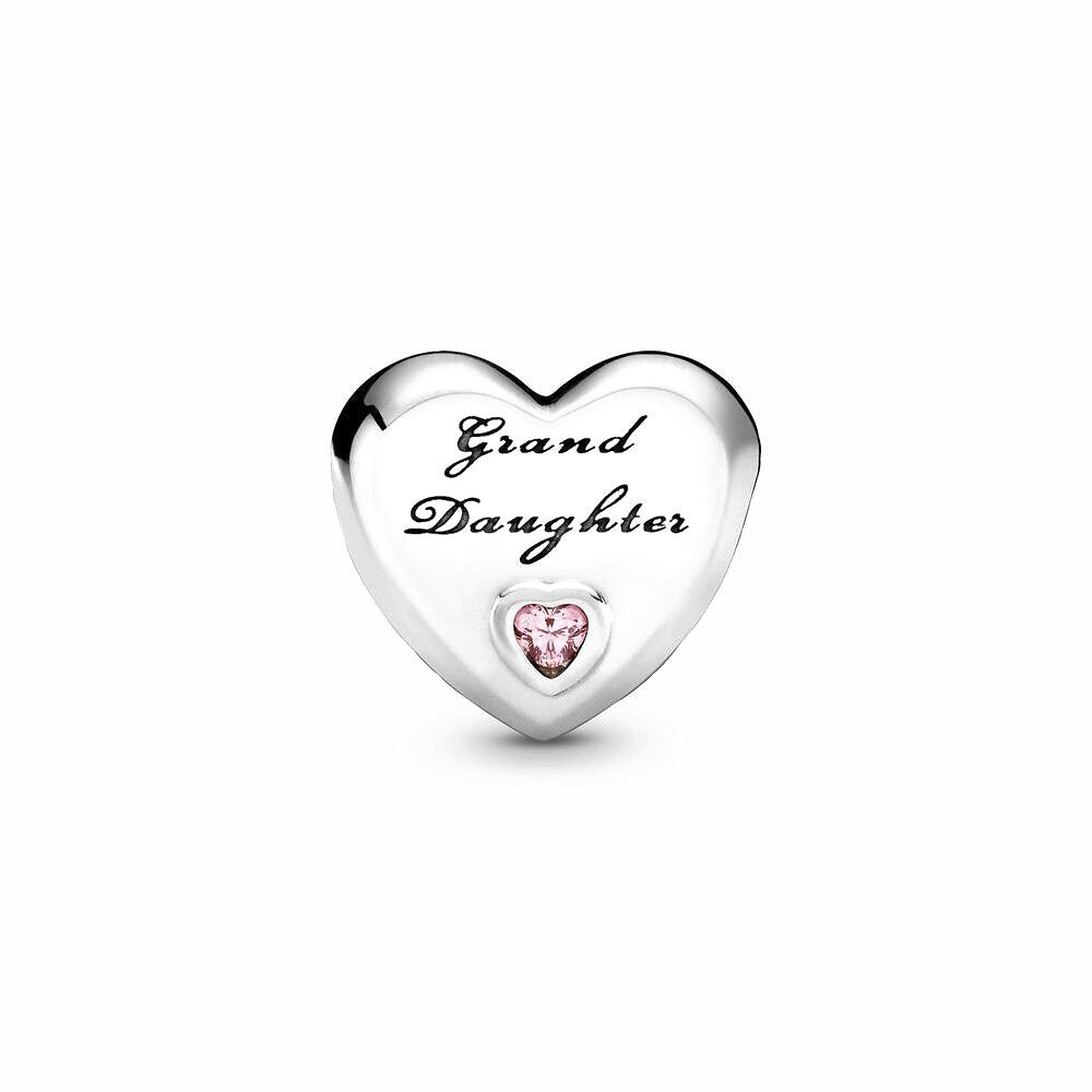 Pandora Granddaughter Heart Bedel 796261PCZ, exclusief en kwalitatief hoogwaardig. Ontdek nu!