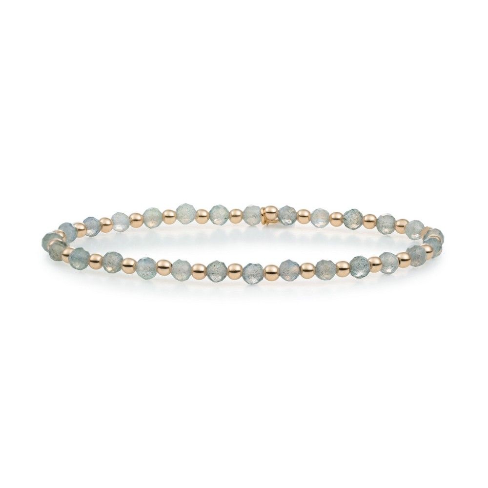 Sparkling Jewels armband Labradorite Interstellar - Gold 3mm, exclusief en kwalitatief hoogwaardig. Ontdek nu!