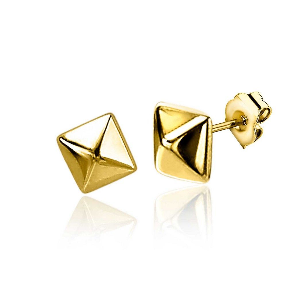 Zinzi zilveren oorknopjes 14K geel verguld 3mm studs ZIO2167G, exclusief en kwalitatief hoogwaardig. Ontdek nu!