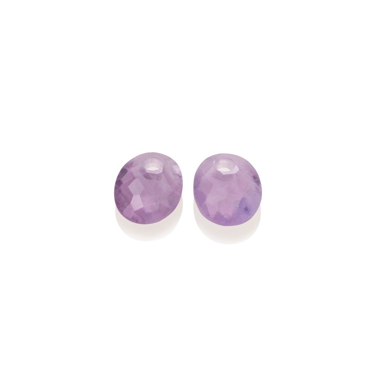 Sparkling Jewels - Oorstenen: Small Oval - Amethyst EAGEM05-SO, exclusief en kwalitatief hoogwaardig. Ontdek nu!