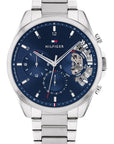 Tommy Hilfiger TH1710448 Horloge - Staal - Zilverkleurig - 44mm, exclusief en kwalitatief hoogwaardig. Ontdek nu!