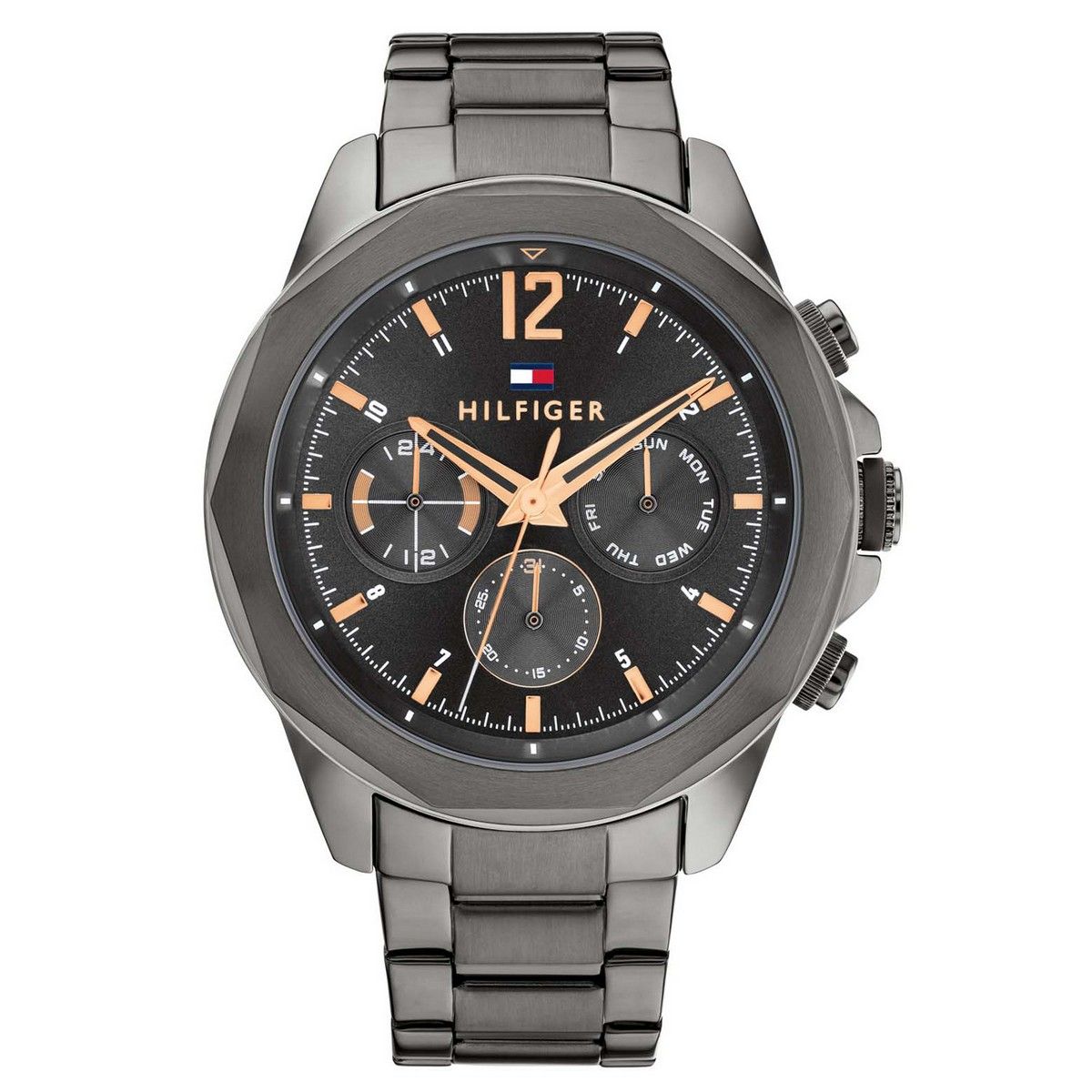 Tommy Hilfiger TH1792061 Horloge Heren Grijs 46mm, exclusief en kwalitatief hoogwaardig. Ontdek nu!