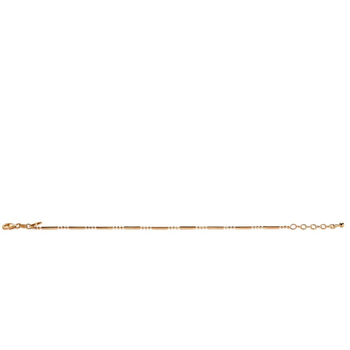 Zinzi zilveren fantasie armband 14K rosé verguld staafjes ZIA1452R, exclusief en kwalitatief hoogwaardig. Ontdek nu!